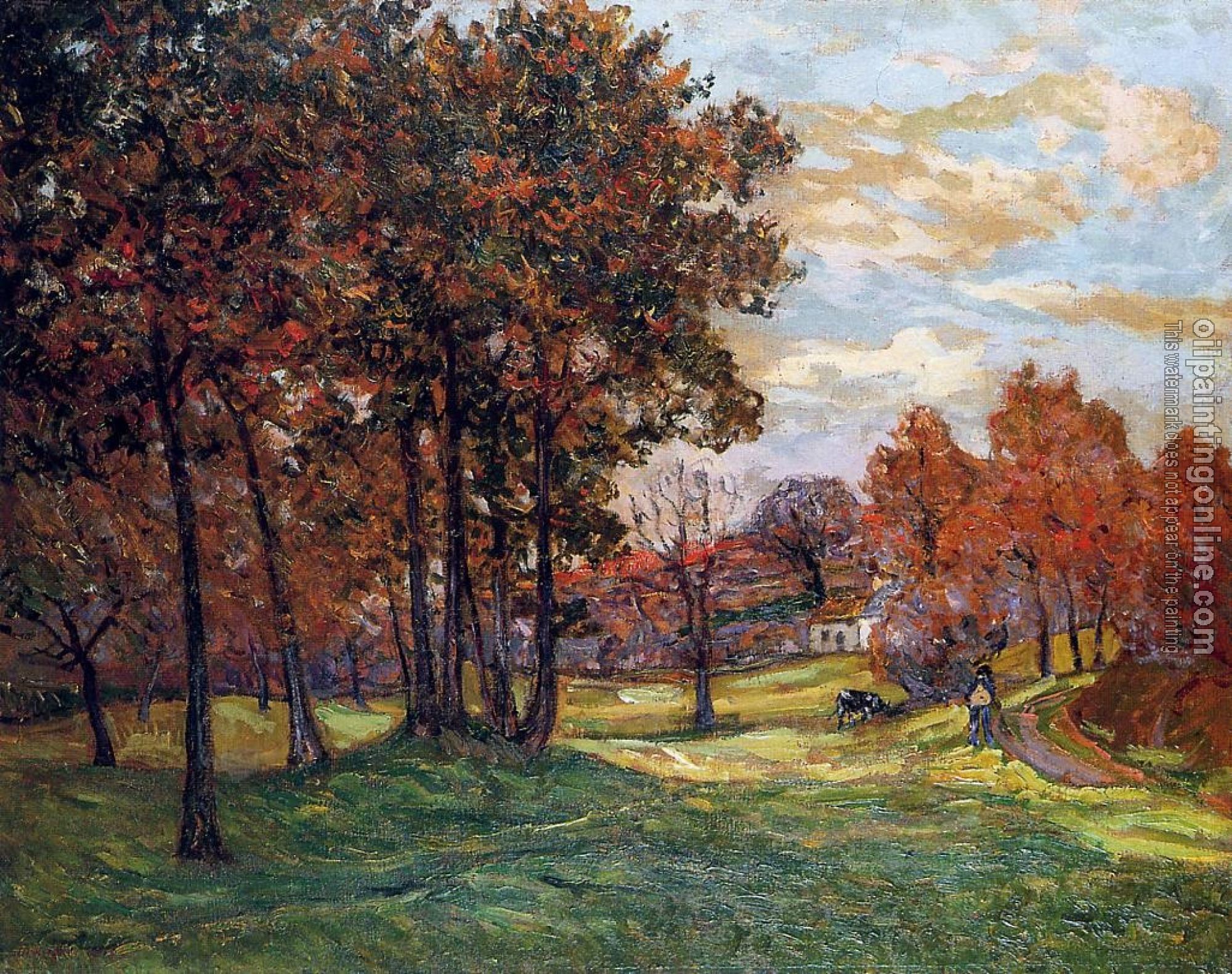 Maufra, Maxime - Autumn Landscape at Goulazon, Finistere
